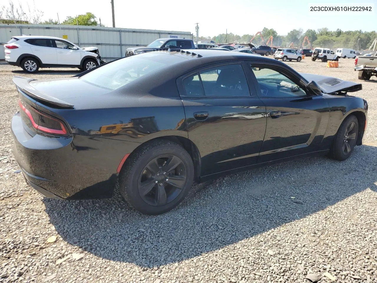 2016 Dodge Charger Sxt VIN: 2C3CDXHG1GH222942 Lot: 69379924