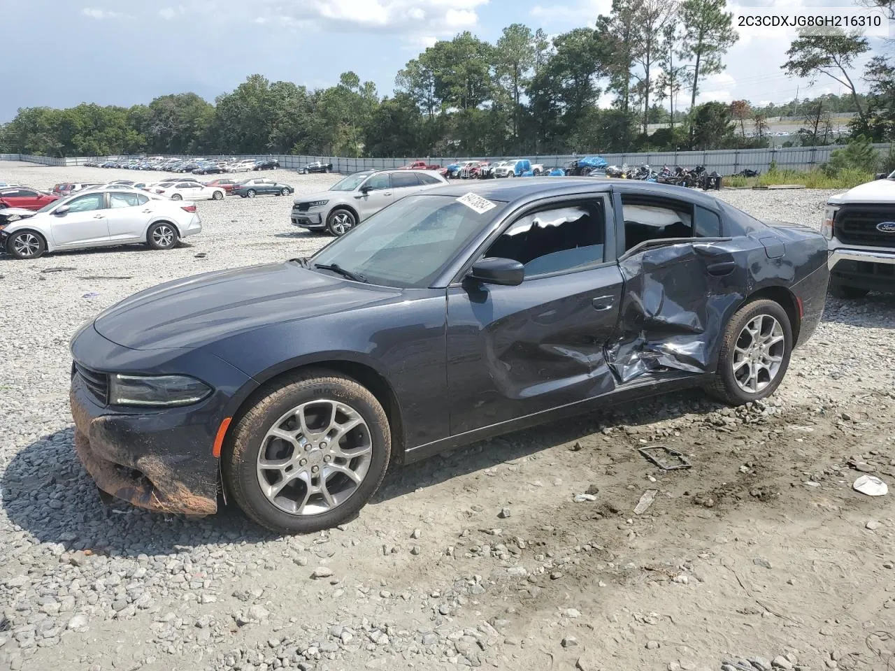 2016 Dodge Charger Sxt VIN: 2C3CDXJG8GH216310 Lot: 69473854