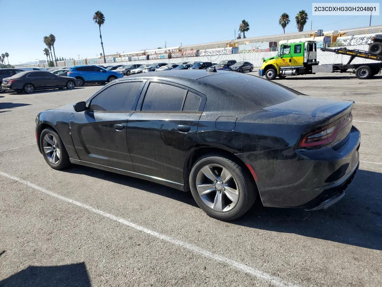 2016 Dodge Charger Sxt VIN: 2C3CDXHG3GH204801 Lot: 69508714