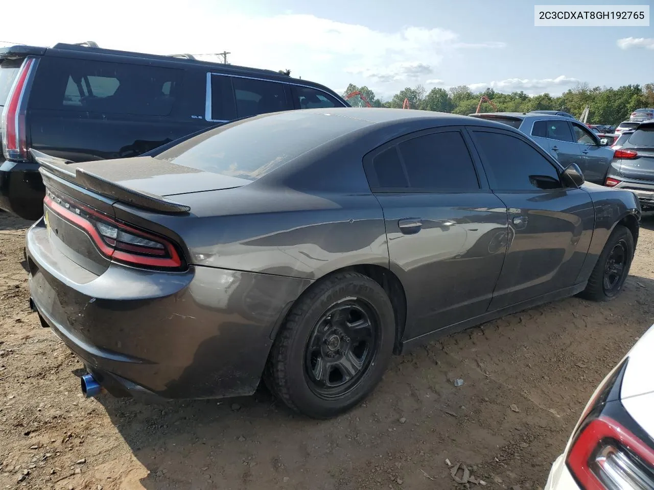 2016 Dodge Charger Police VIN: 2C3CDXAT8GH192765 Lot: 69781394