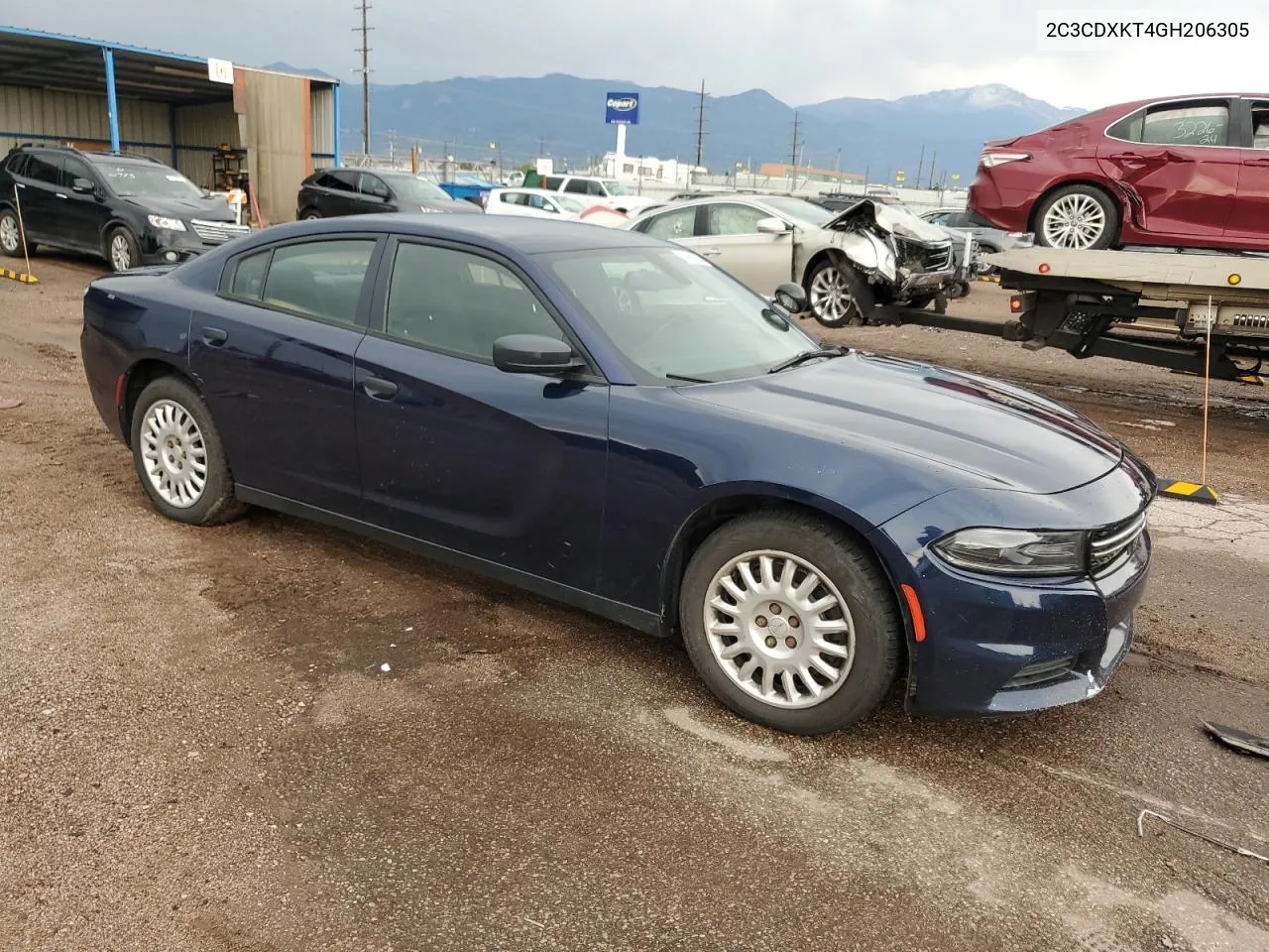 2016 Dodge Charger Police VIN: 2C3CDXKT4GH206305 Lot: 69959964