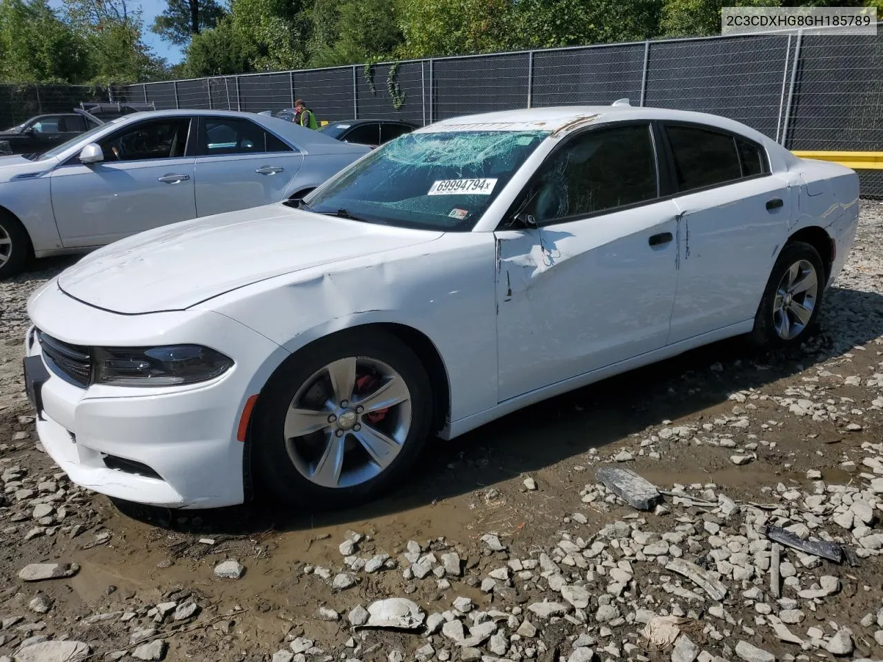 2016 Dodge Charger Sxt VIN: 2C3CDXHG8GH185789 Lot: 69994794