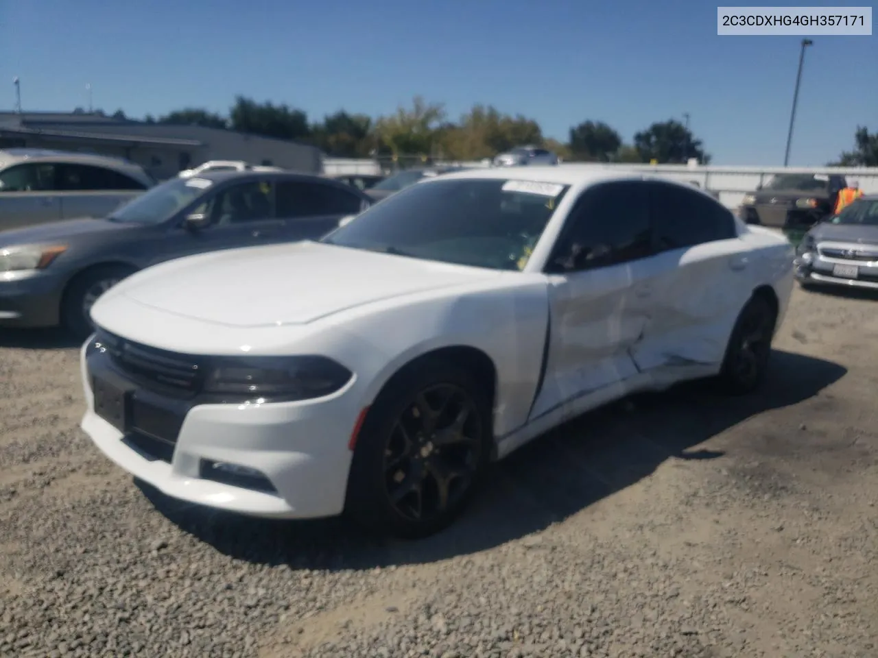 2016 Dodge Charger Sxt VIN: 2C3CDXHG4GH357171 Lot: 70103534