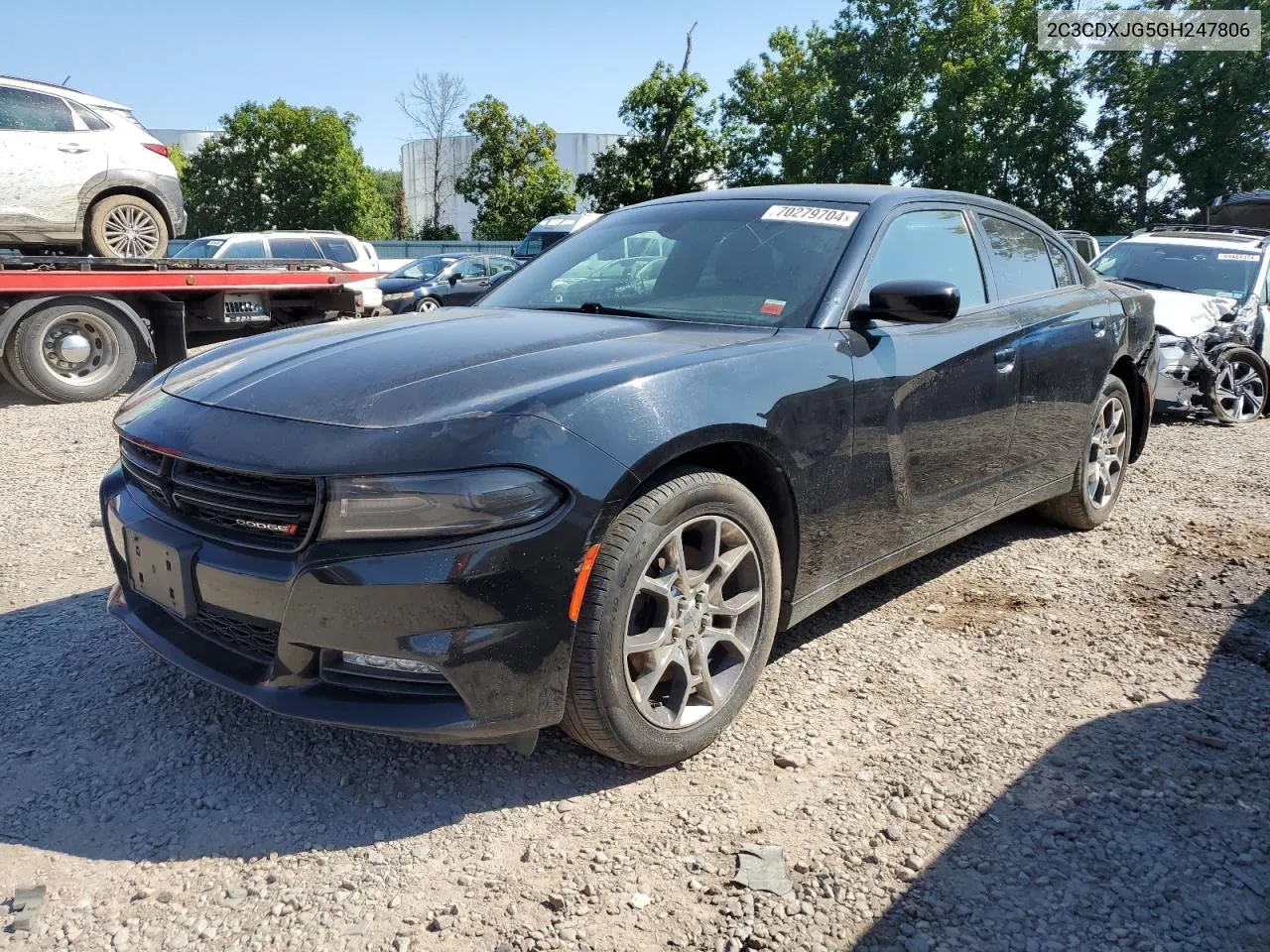 2016 Dodge Charger Sxt VIN: 2C3CDXJG5GH247806 Lot: 70279704