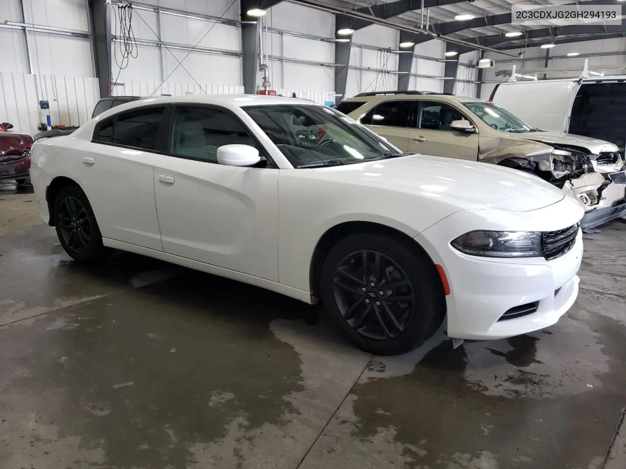 2016 Dodge Charger Sxt VIN: 2C3CDXJG2GH294193 Lot: 70343344