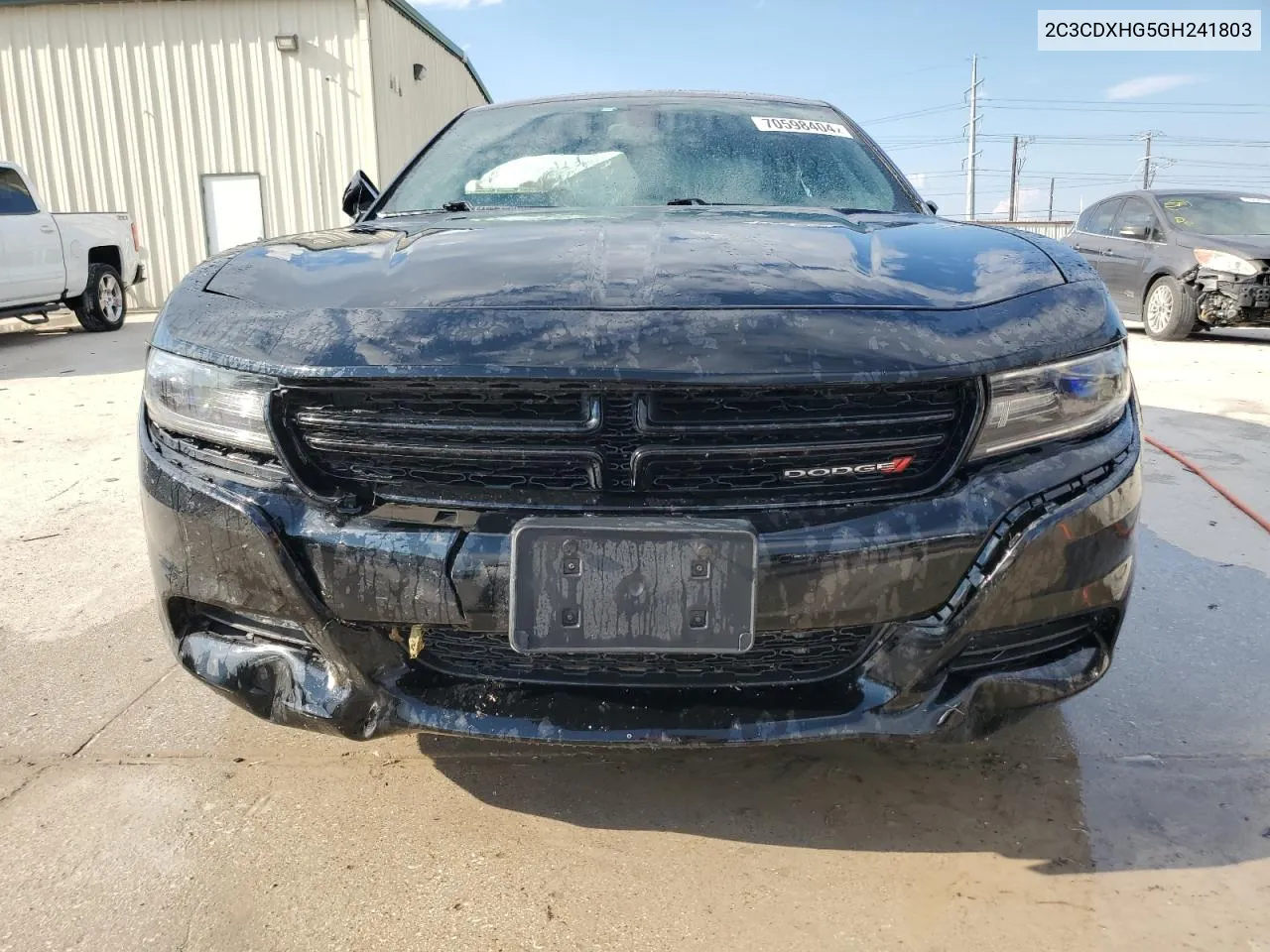 2016 Dodge Charger Sxt VIN: 2C3CDXHG5GH241803 Lot: 70598404