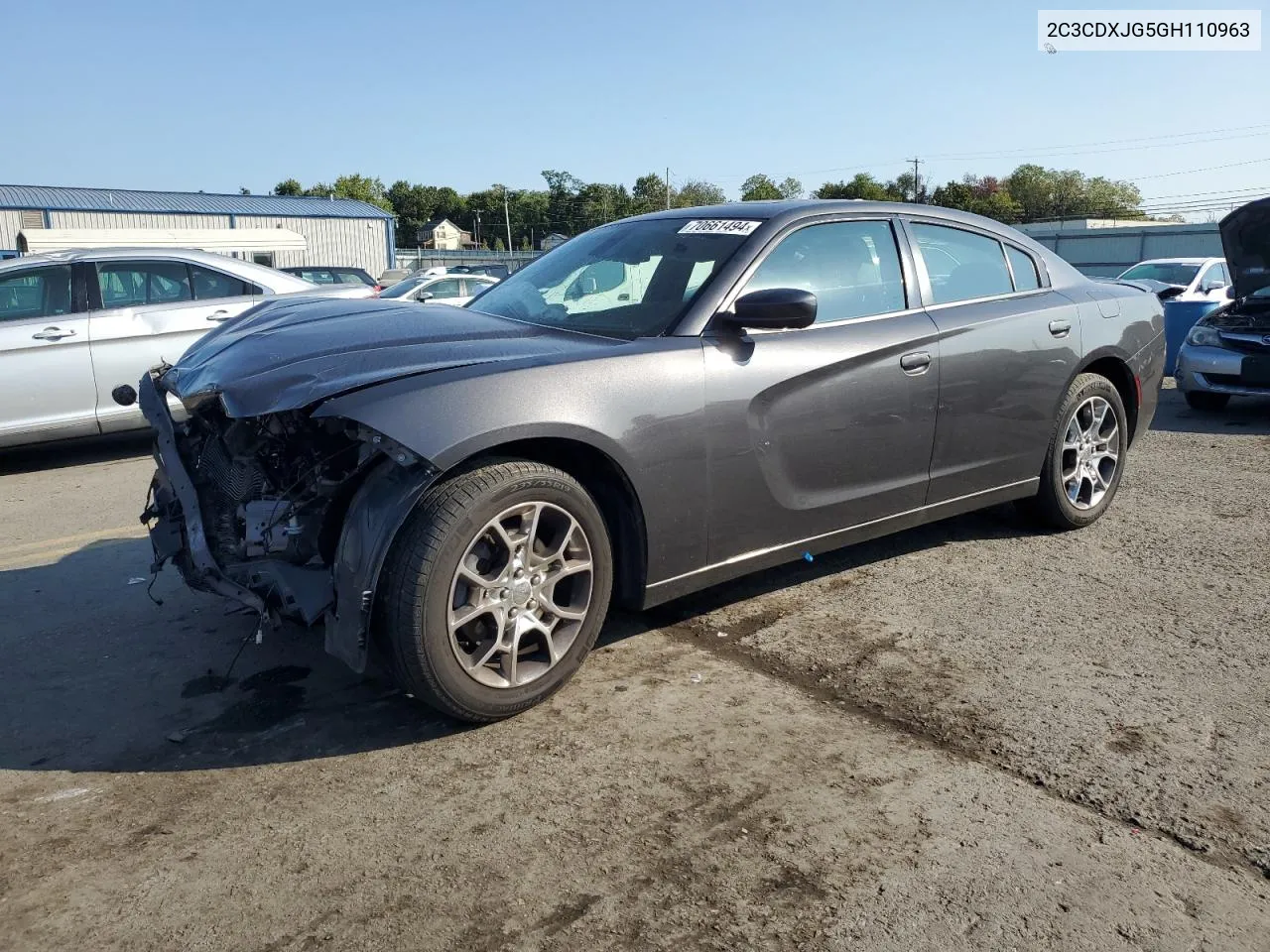 2016 Dodge Charger Sxt VIN: 2C3CDXJG5GH110963 Lot: 70661494