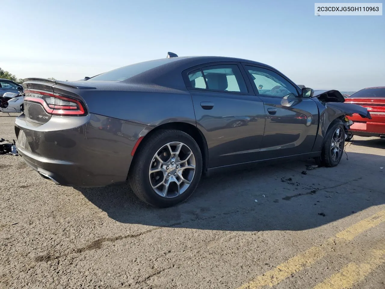 2016 Dodge Charger Sxt VIN: 2C3CDXJG5GH110963 Lot: 70661494