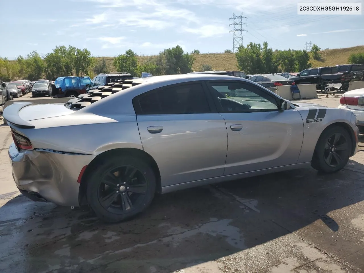 2C3CDXHG5GH192618 2016 Dodge Charger Sxt