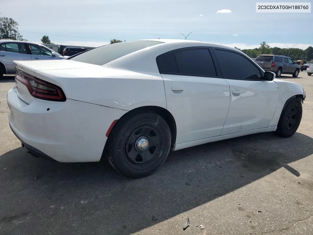 2016 Dodge Charger Police VIN: 2C3CDXAT0GH188760 Lot: 70744814