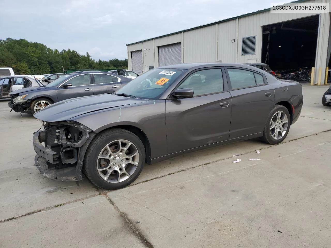 2016 Dodge Charger Sxt VIN: 2C3CDXJG0GH277618 Lot: 70872934