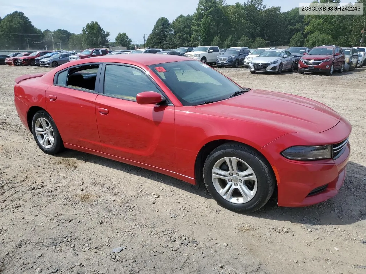 2016 Dodge Charger Se VIN: 2C3CDXBG8GH242243 Lot: 71101474