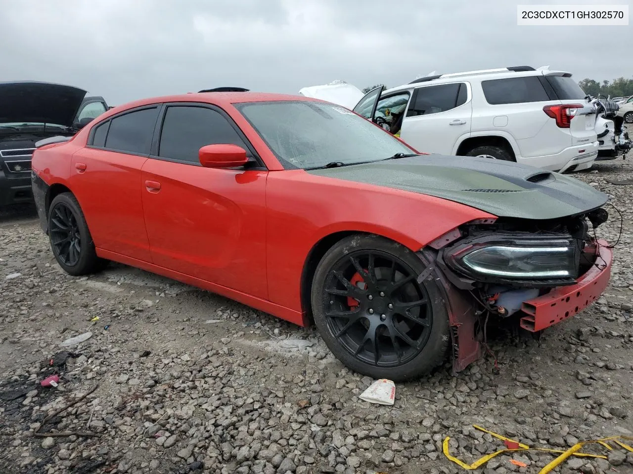 2016 Dodge Charger R/T VIN: 2C3CDXCT1GH302570 Lot: 71210484