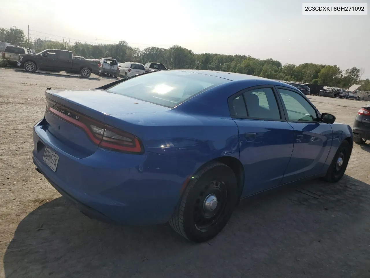 2016 Dodge Charger Police VIN: 2C3CDXKT8GH271092 Lot: 71220904