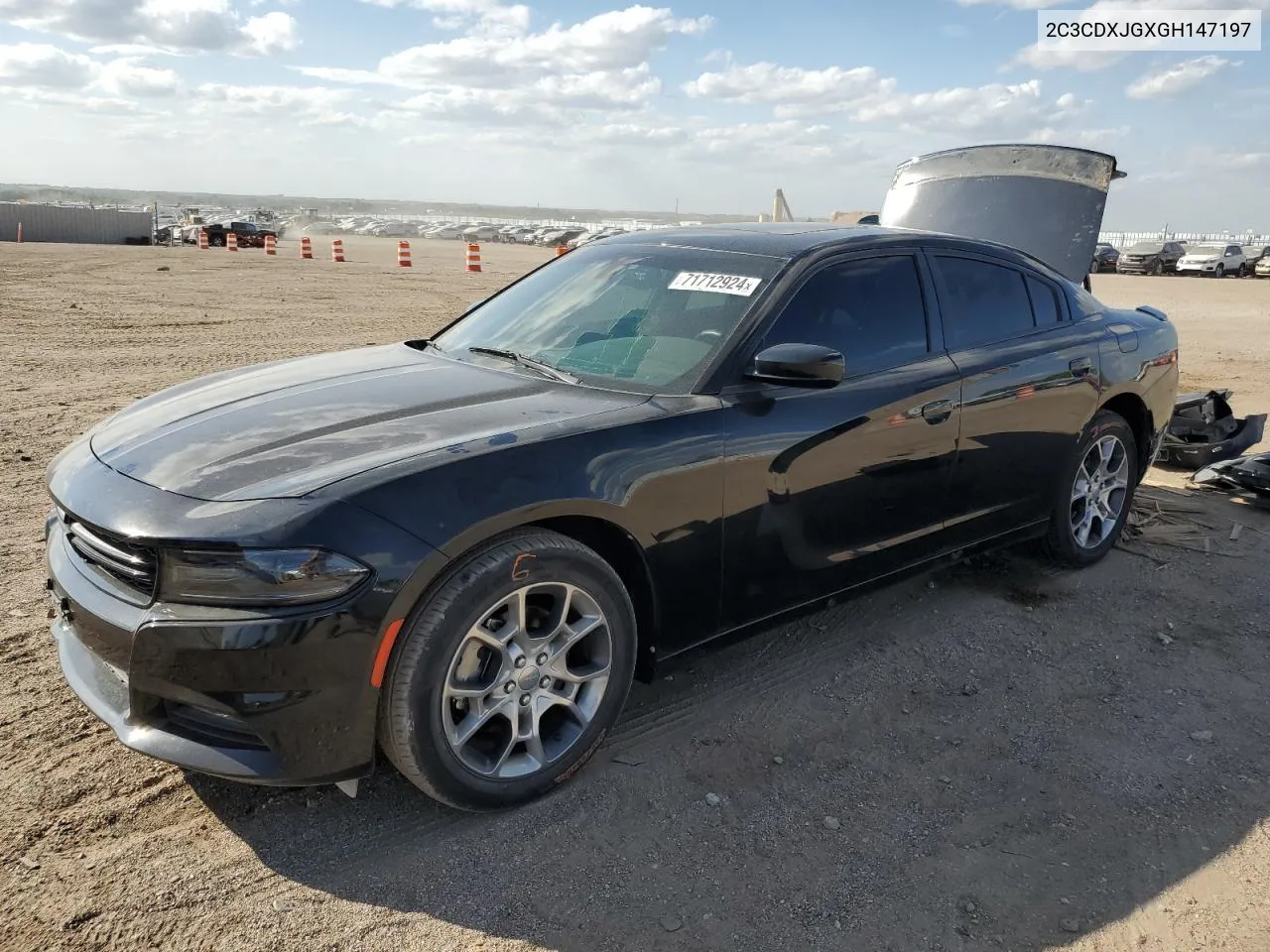 2016 Dodge Charger Sxt VIN: 2C3CDXJGXGH147197 Lot: 71712924