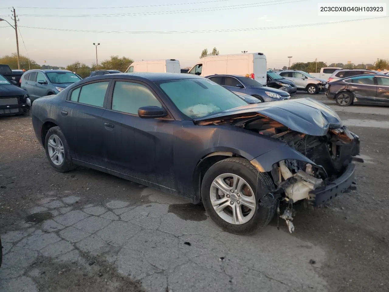 2016 Dodge Charger Se VIN: 2C3CDXBG4GH103923 Lot: 71735934