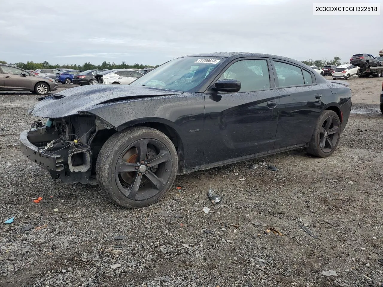 2016 Dodge Charger R/T VIN: 2C3CDXCT0GH322518 Lot: 71806654