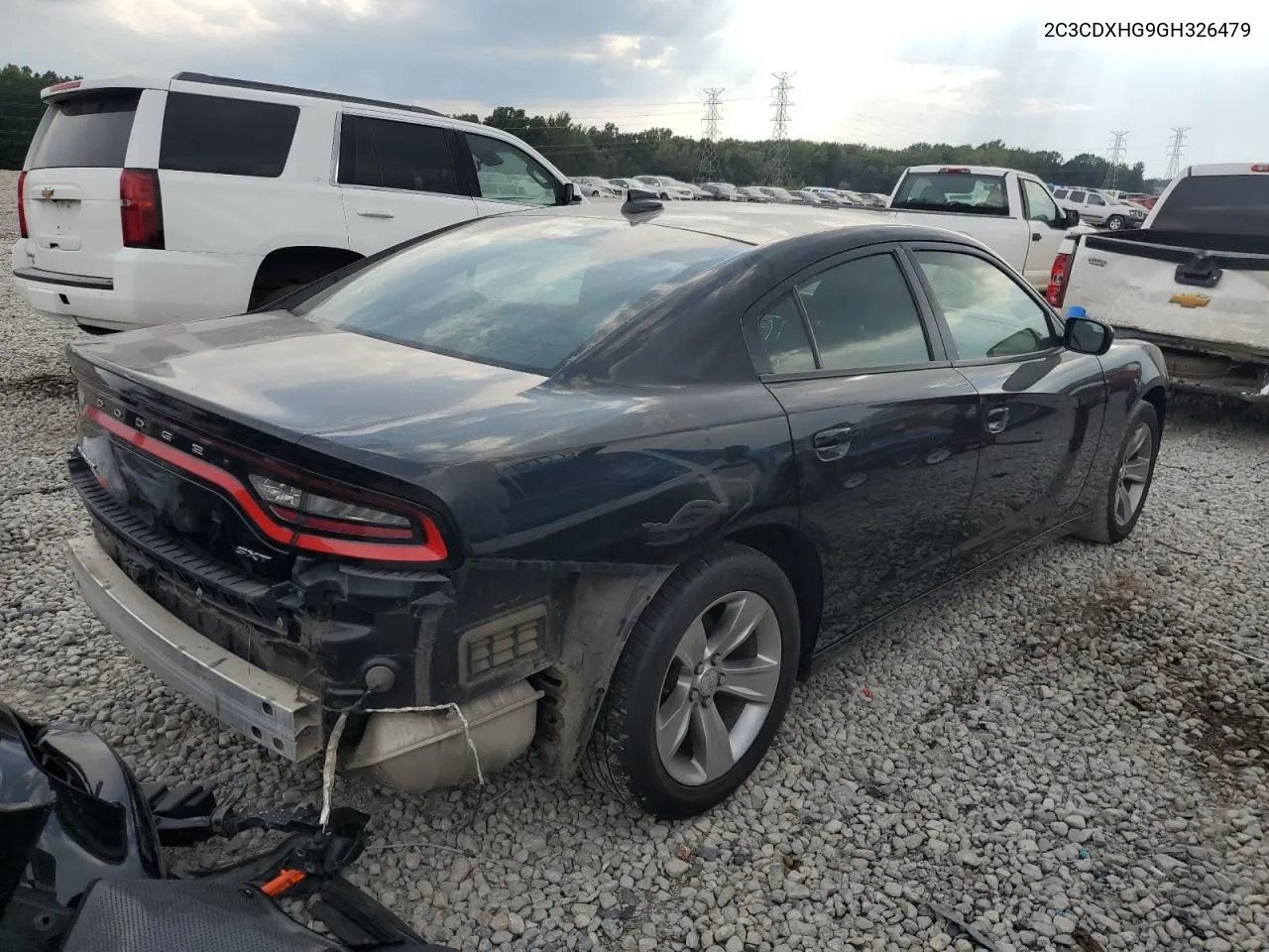 2016 Dodge Charger Sxt VIN: 2C3CDXHG9GH326479 Lot: 72017414