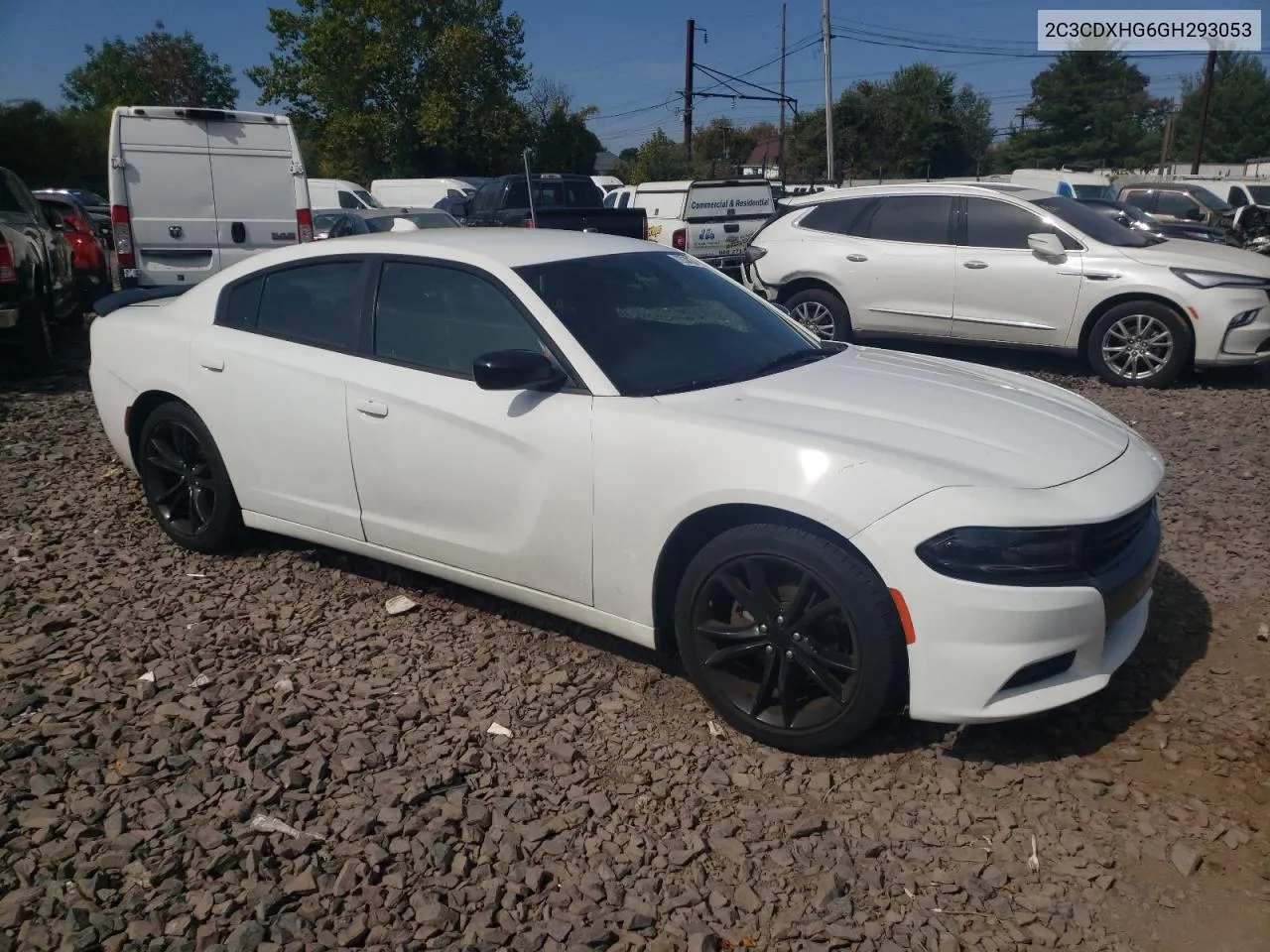 2C3CDXHG6GH293053 2016 Dodge Charger Sxt