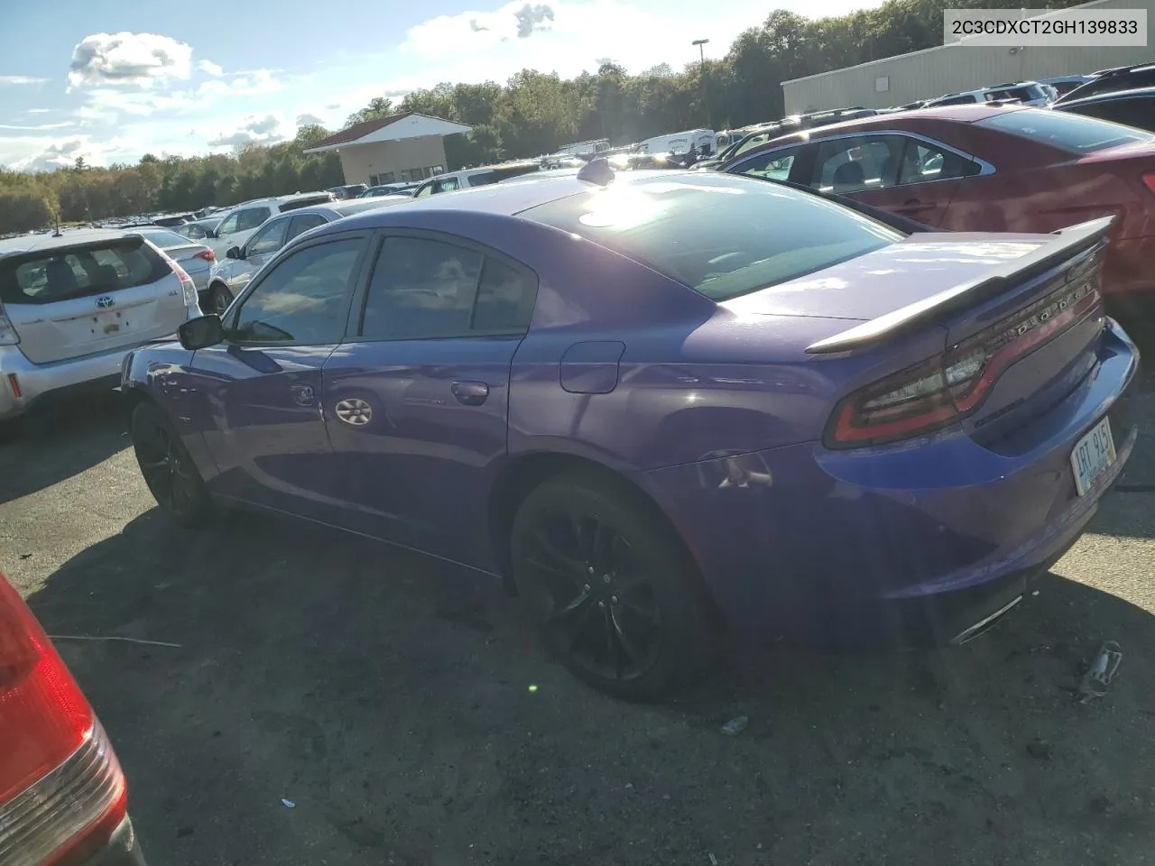 2016 Dodge Charger R/T VIN: 2C3CDXCT2GH139833 Lot: 72191564