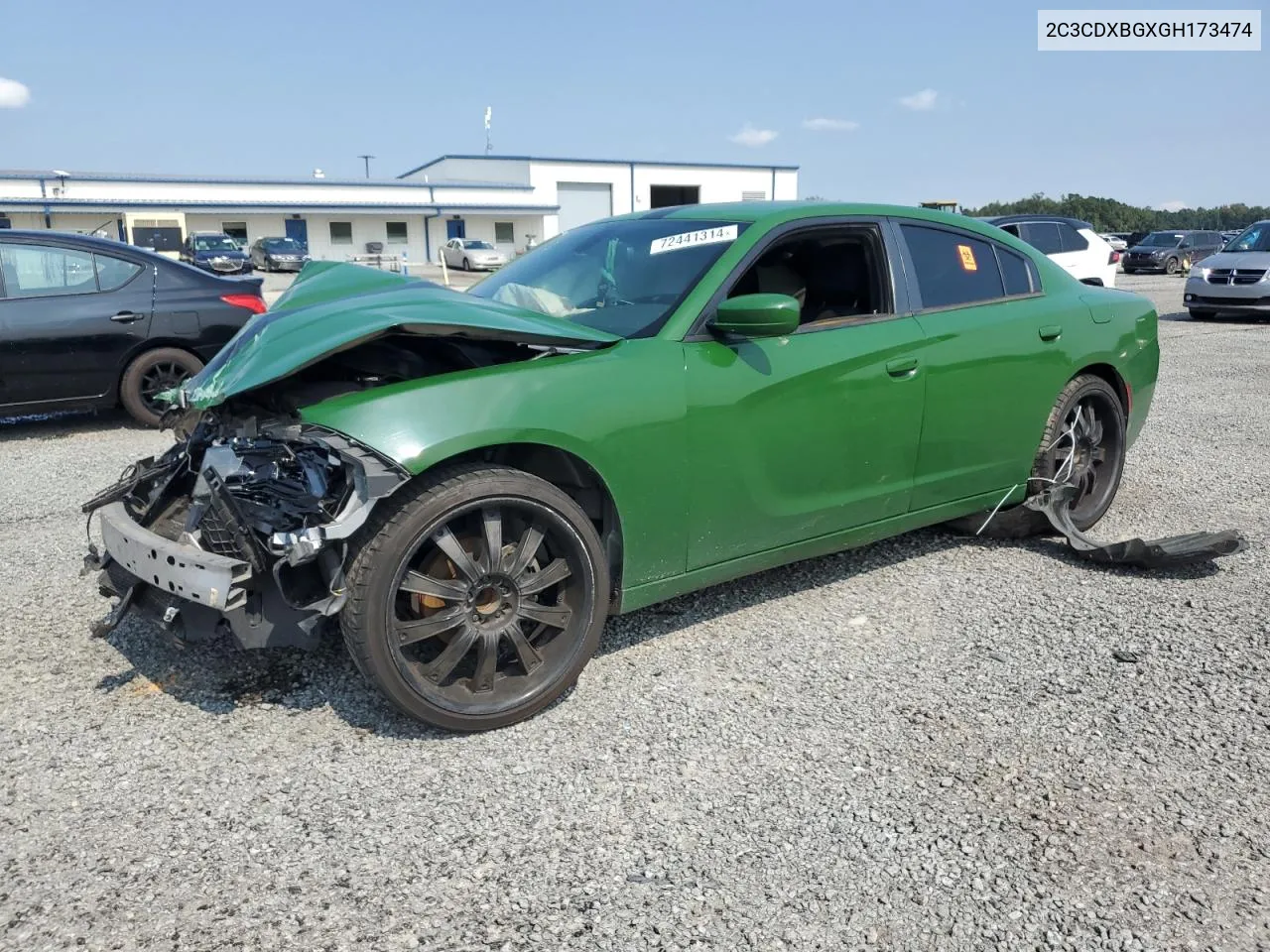 2016 Dodge Charger Se VIN: 2C3CDXBGXGH173474 Lot: 72441314