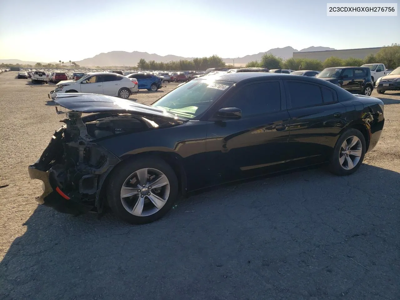 2C3CDXHGXGH276756 2016 Dodge Charger Sxt