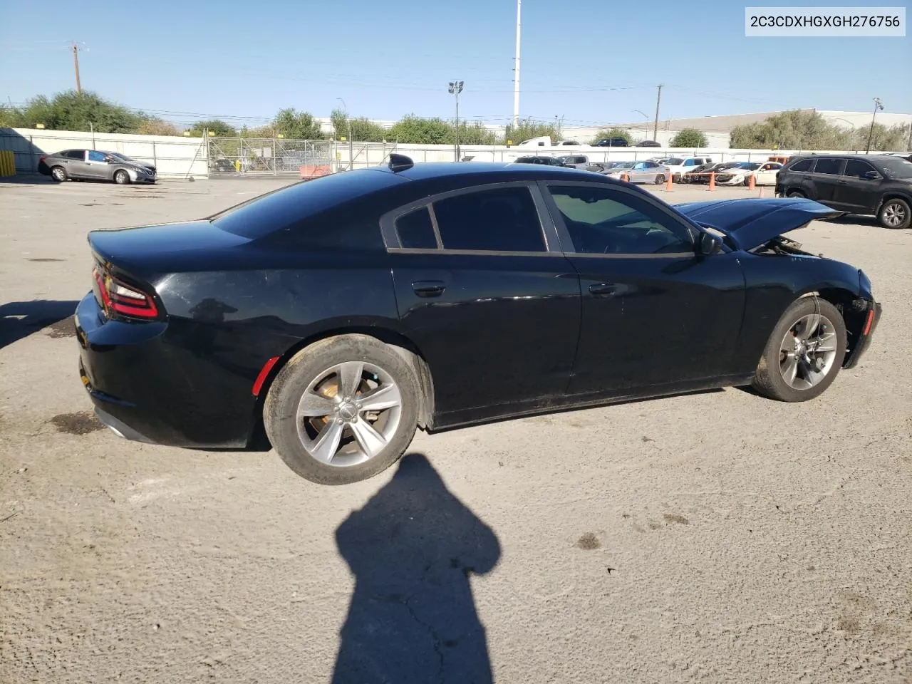 2016 Dodge Charger Sxt VIN: 2C3CDXHGXGH276756 Lot: 72571014