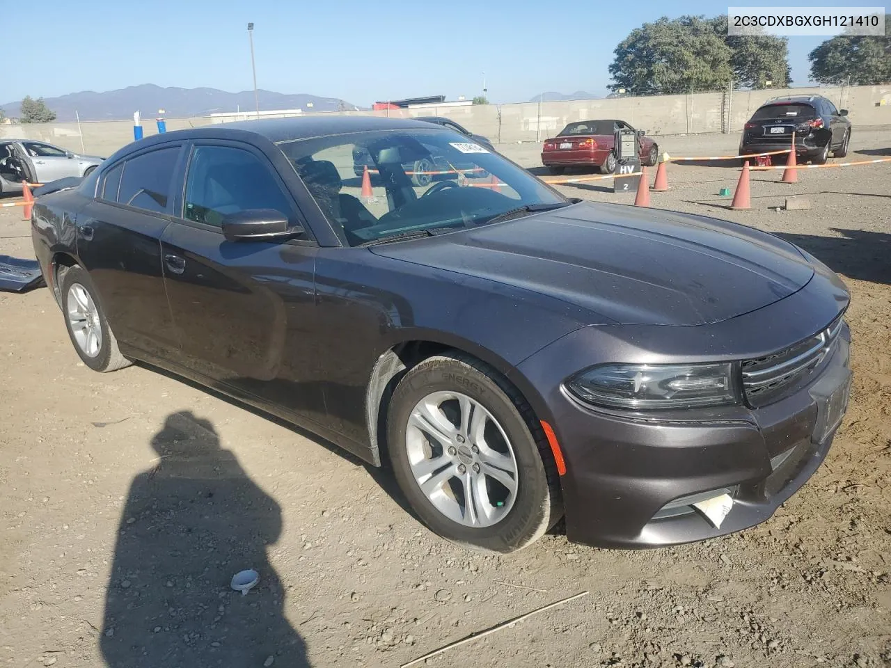 2016 Dodge Charger Se VIN: 2C3CDXBGXGH121410 Lot: 72746164