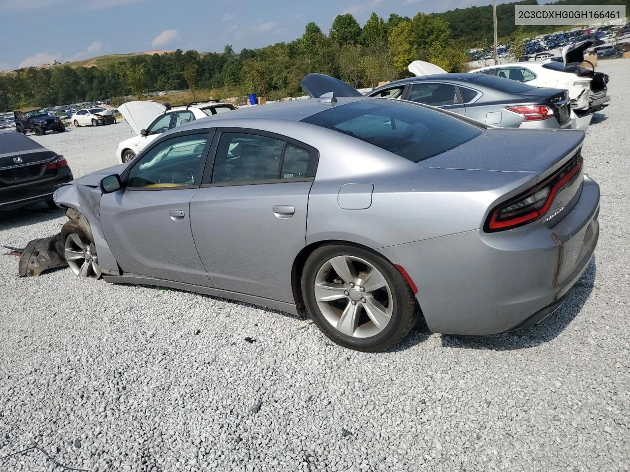 2016 Dodge Charger Sxt VIN: 2C3CDXHG0GH166461 Lot: 72781314