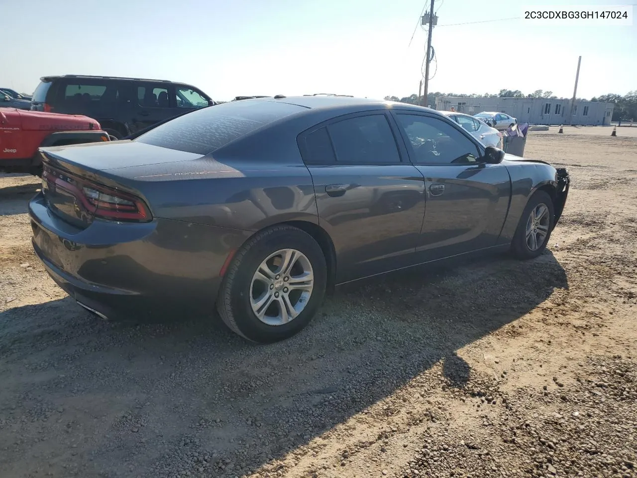 2016 Dodge Charger Se VIN: 2C3CDXBG3GH147024 Lot: 73395144