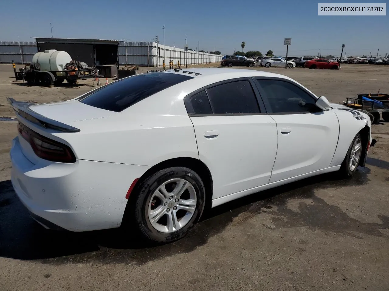 2016 Dodge Charger Se VIN: 2C3CDXBGXGH178707 Lot: 73418954