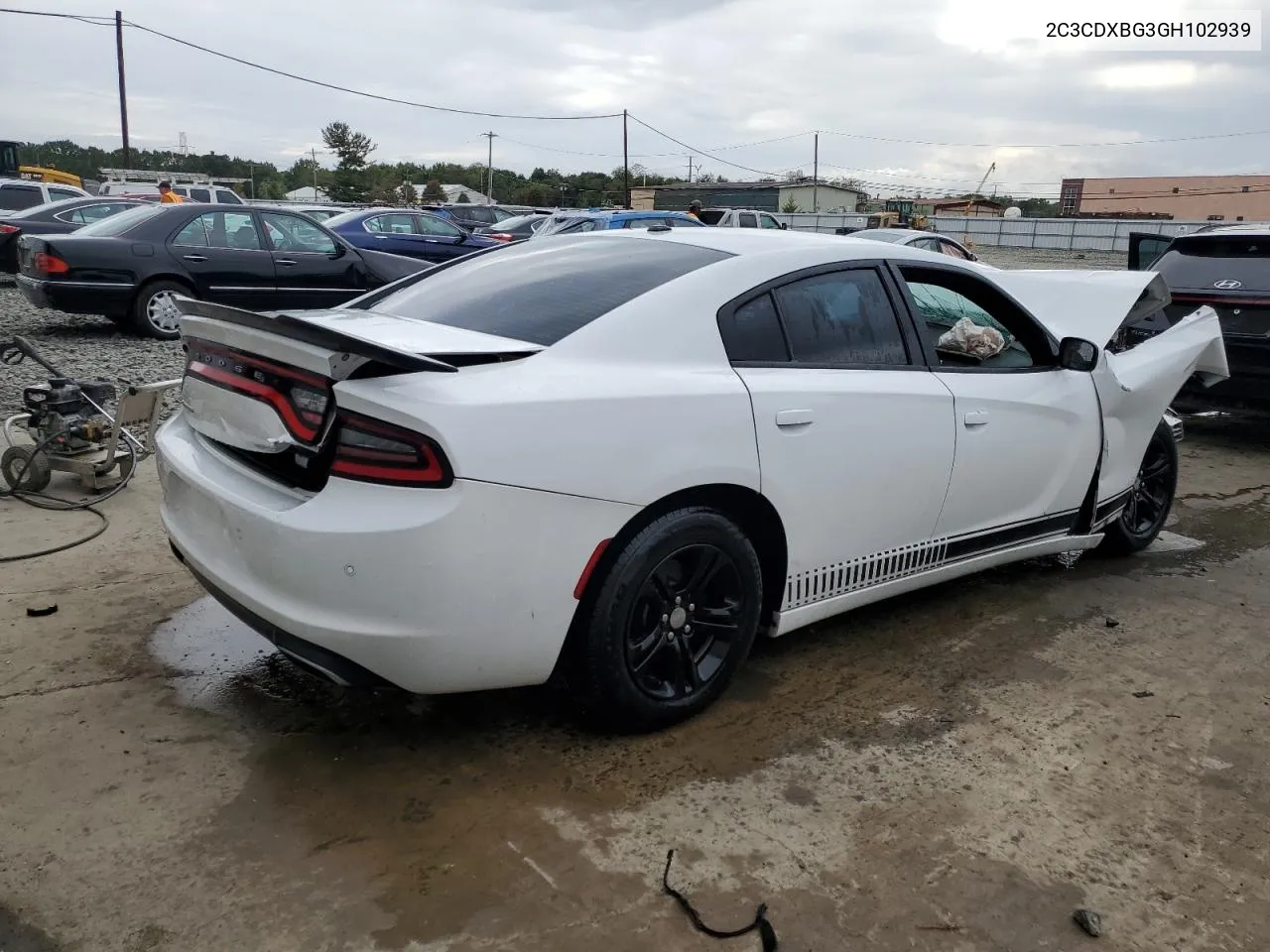 2C3CDXBG3GH102939 2016 Dodge Charger Se