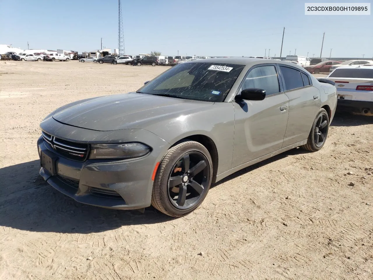 2016 Dodge Charger Se VIN: 2C3CDXBG0GH109895 Lot: 73542534