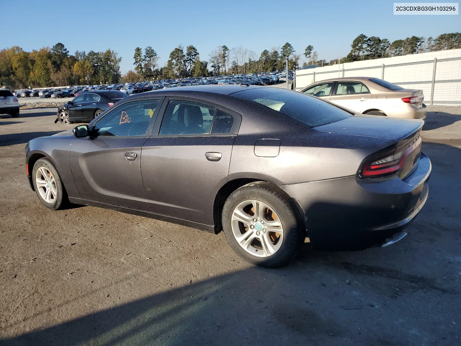 2016 Dodge Charger Se VIN: 2C3CDXBG3GH103296 Lot: 73889683