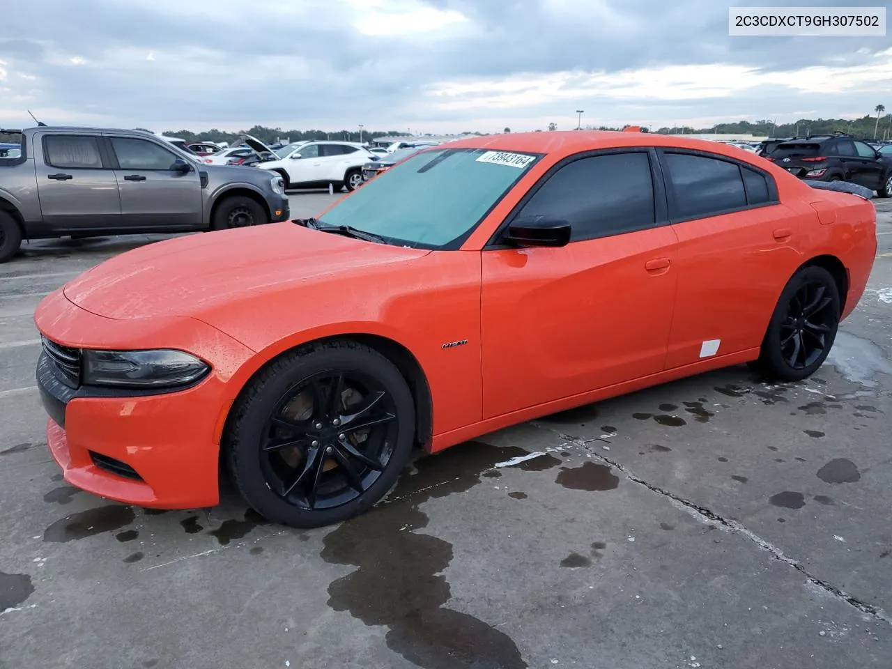 2016 Dodge Charger R/T VIN: 2C3CDXCT9GH307502 Lot: 73943164