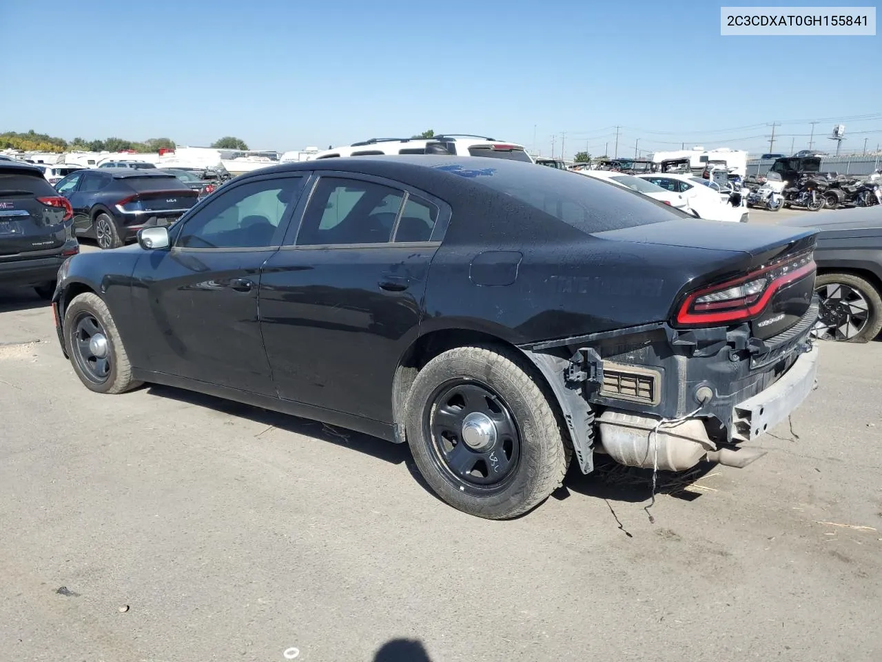 2016 Dodge Charger Police VIN: 2C3CDXAT0GH155841 Lot: 74072984