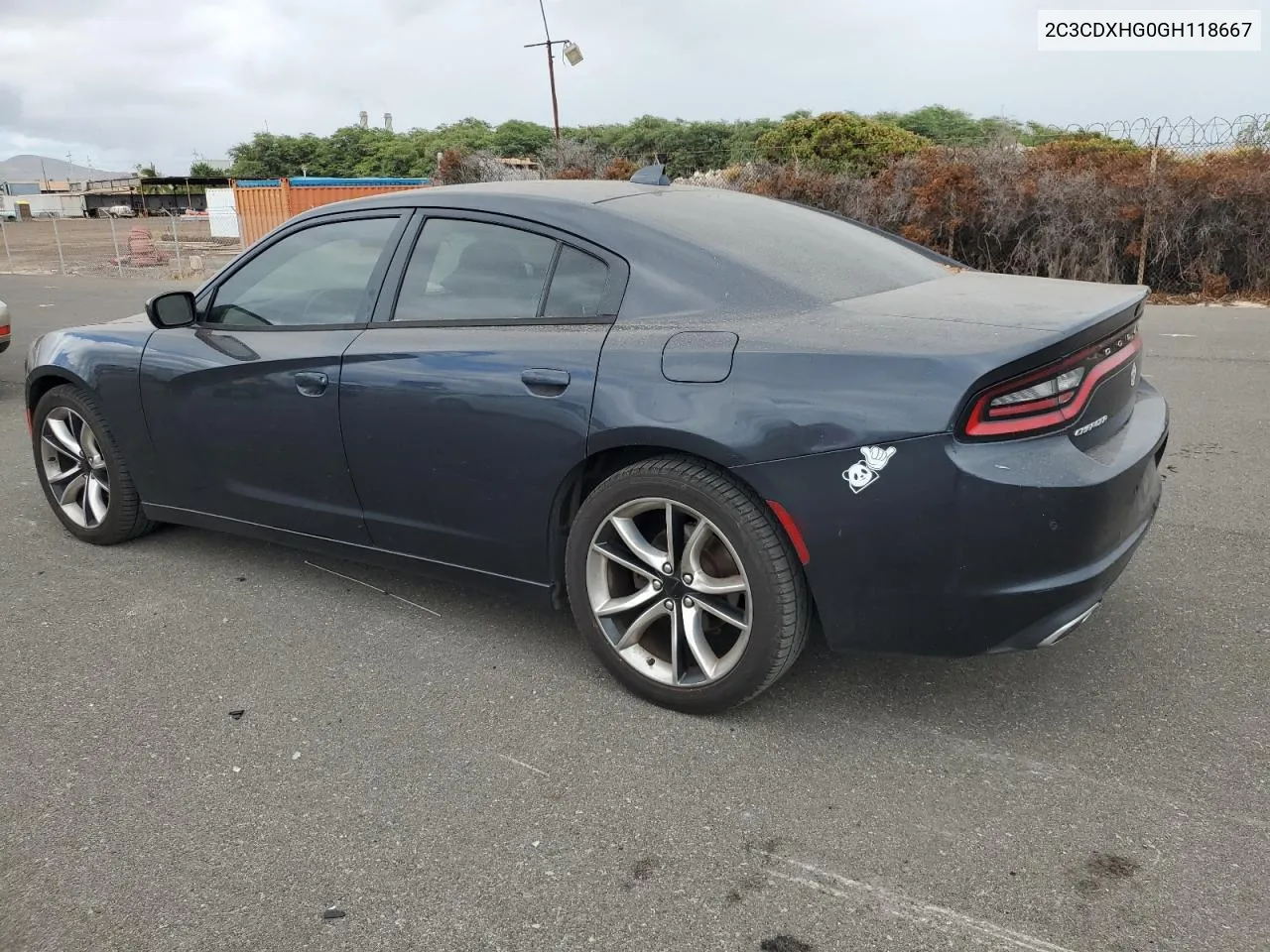 2016 Dodge Charger Sxt VIN: 2C3CDXHG0GH118667 Lot: 74103324