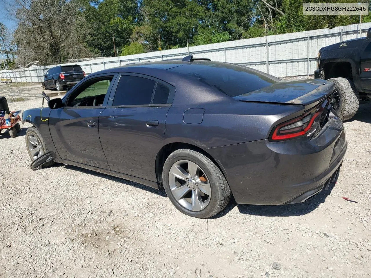 2016 Dodge Charger Sxt VIN: 2C3CDXHG8GH222646 Lot: 74694514