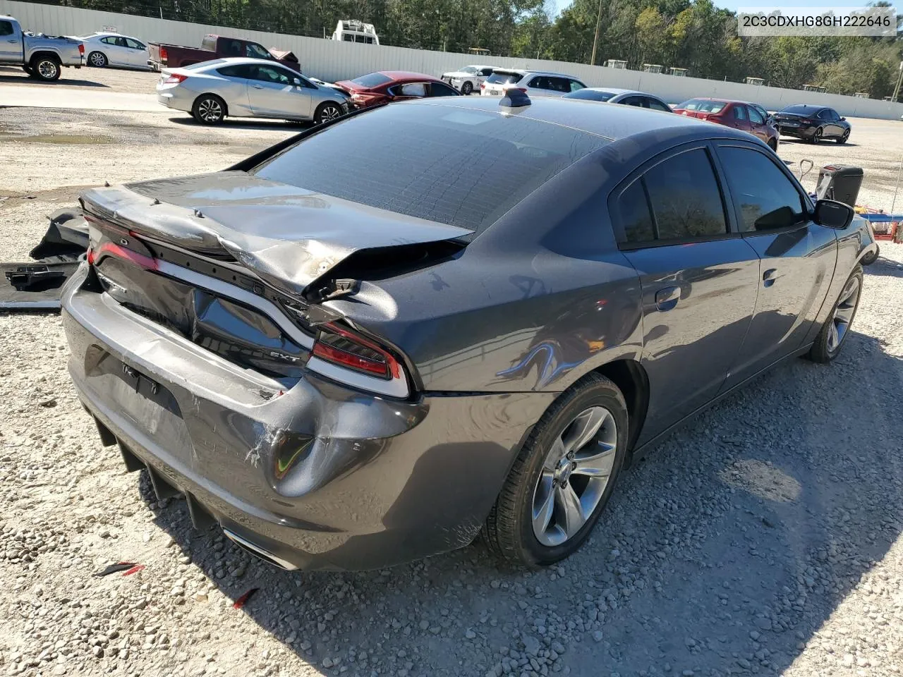 2016 Dodge Charger Sxt VIN: 2C3CDXHG8GH222646 Lot: 74694514