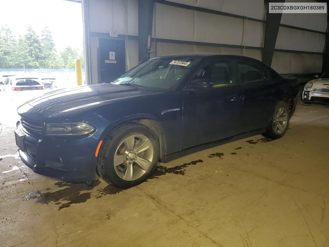 2016 Dodge Charger Se VIN: 2C3CDXBGXGH180389 Lot: 74757844