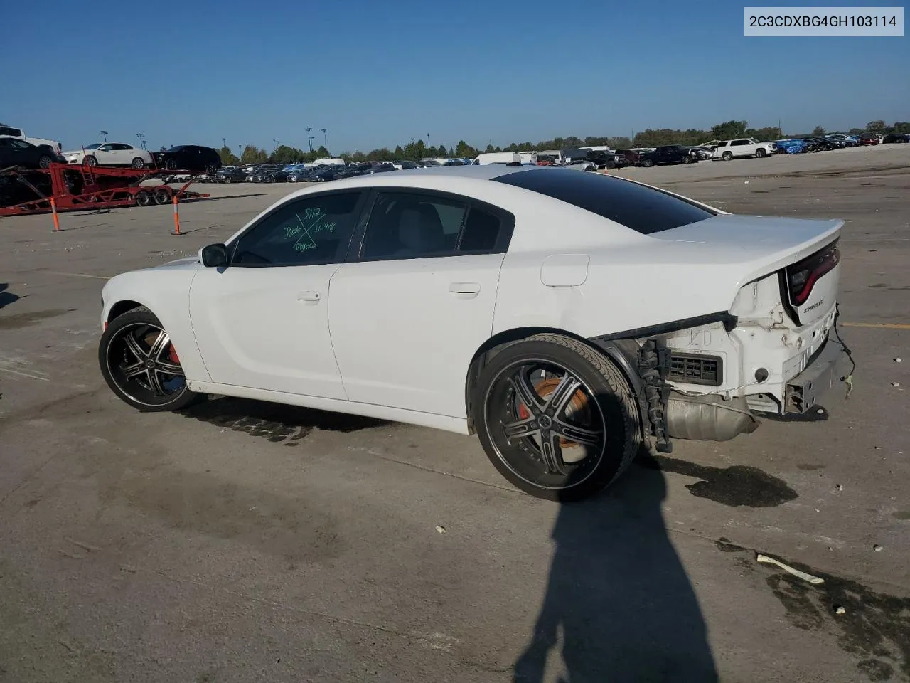 2C3CDXBG4GH103114 2016 Dodge Charger Se