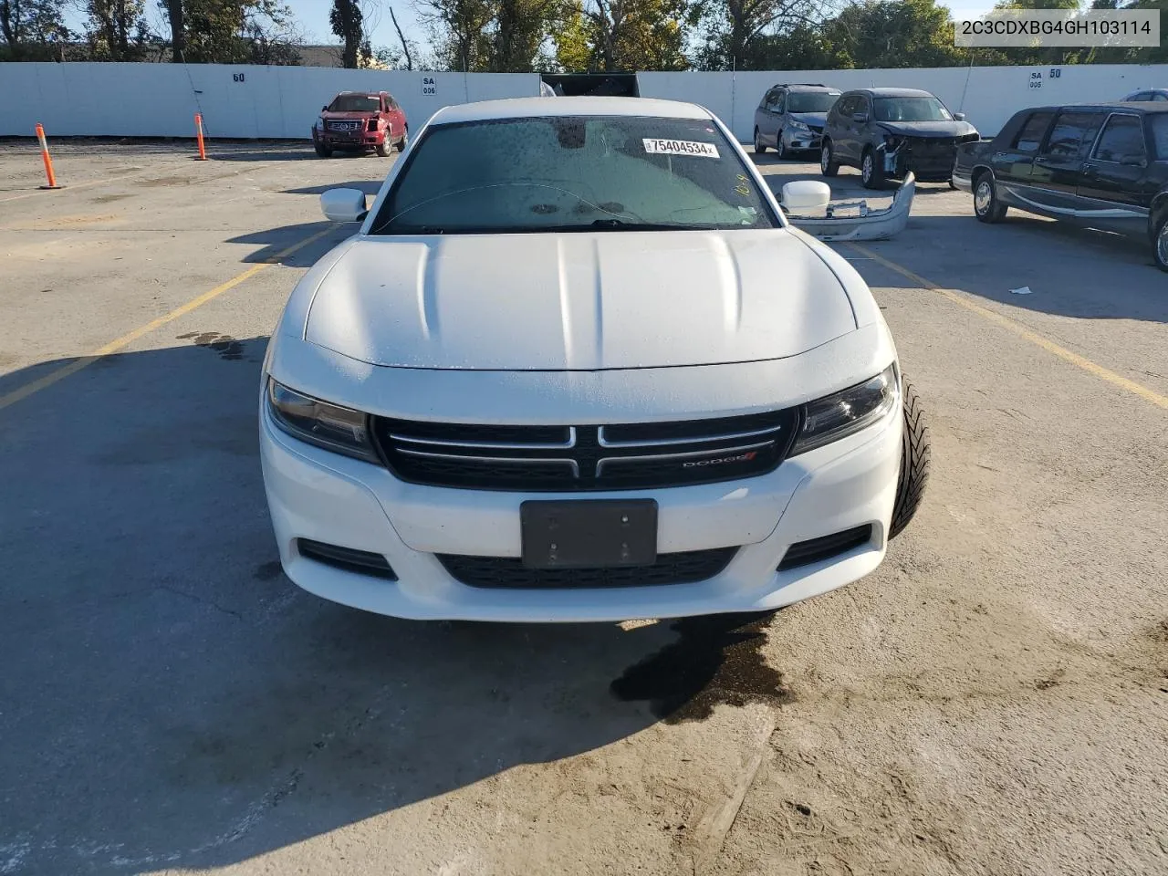 2C3CDXBG4GH103114 2016 Dodge Charger Se