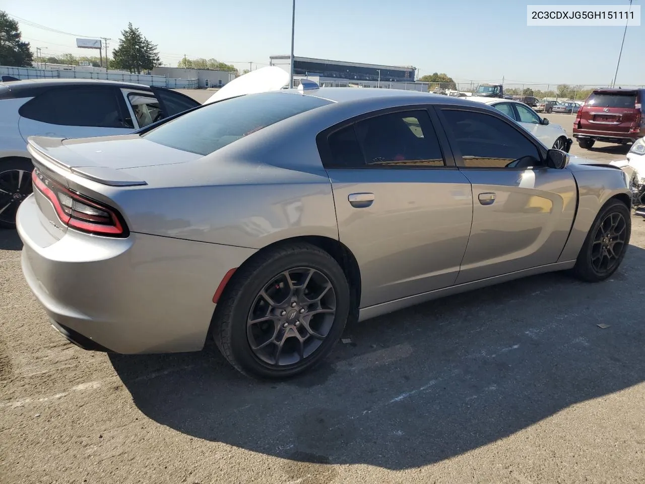 2C3CDXJG5GH151111 2016 Dodge Charger Sxt