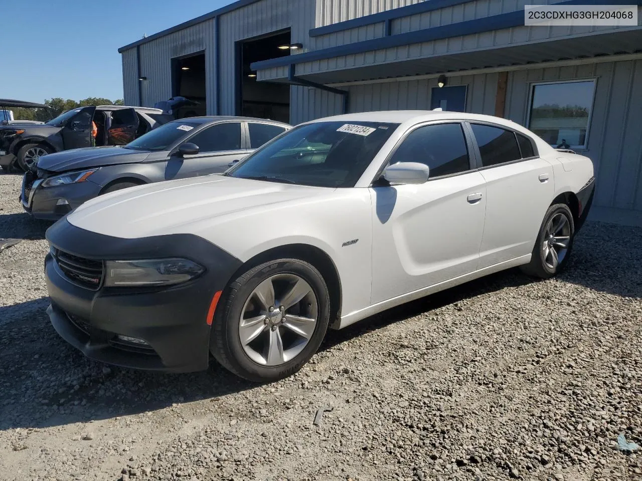 2016 Dodge Charger Sxt VIN: 2C3CDXHG3GH204068 Lot: 76021234