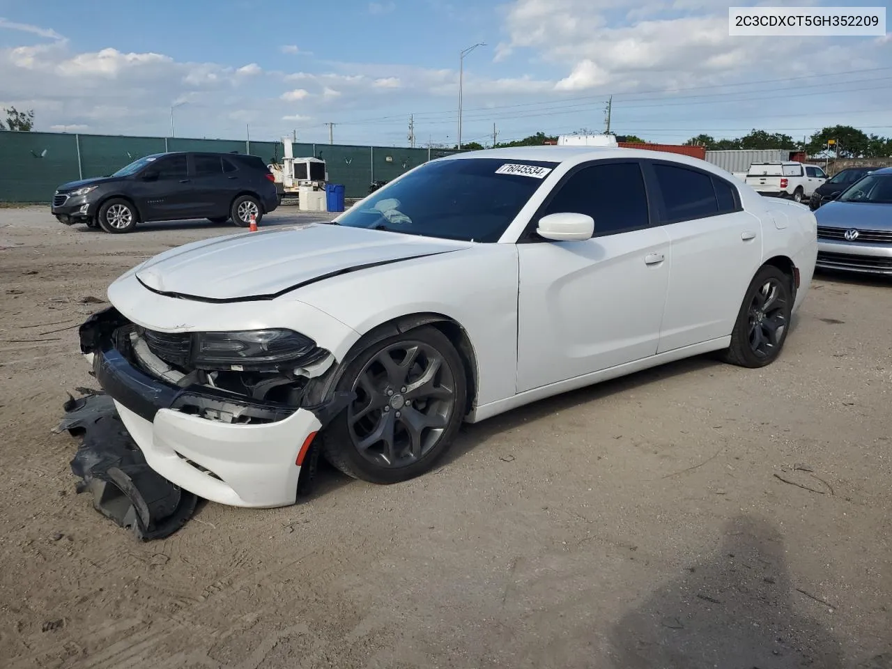 2016 Dodge Charger R/T VIN: 2C3CDXCT5GH352209 Lot: 76045534