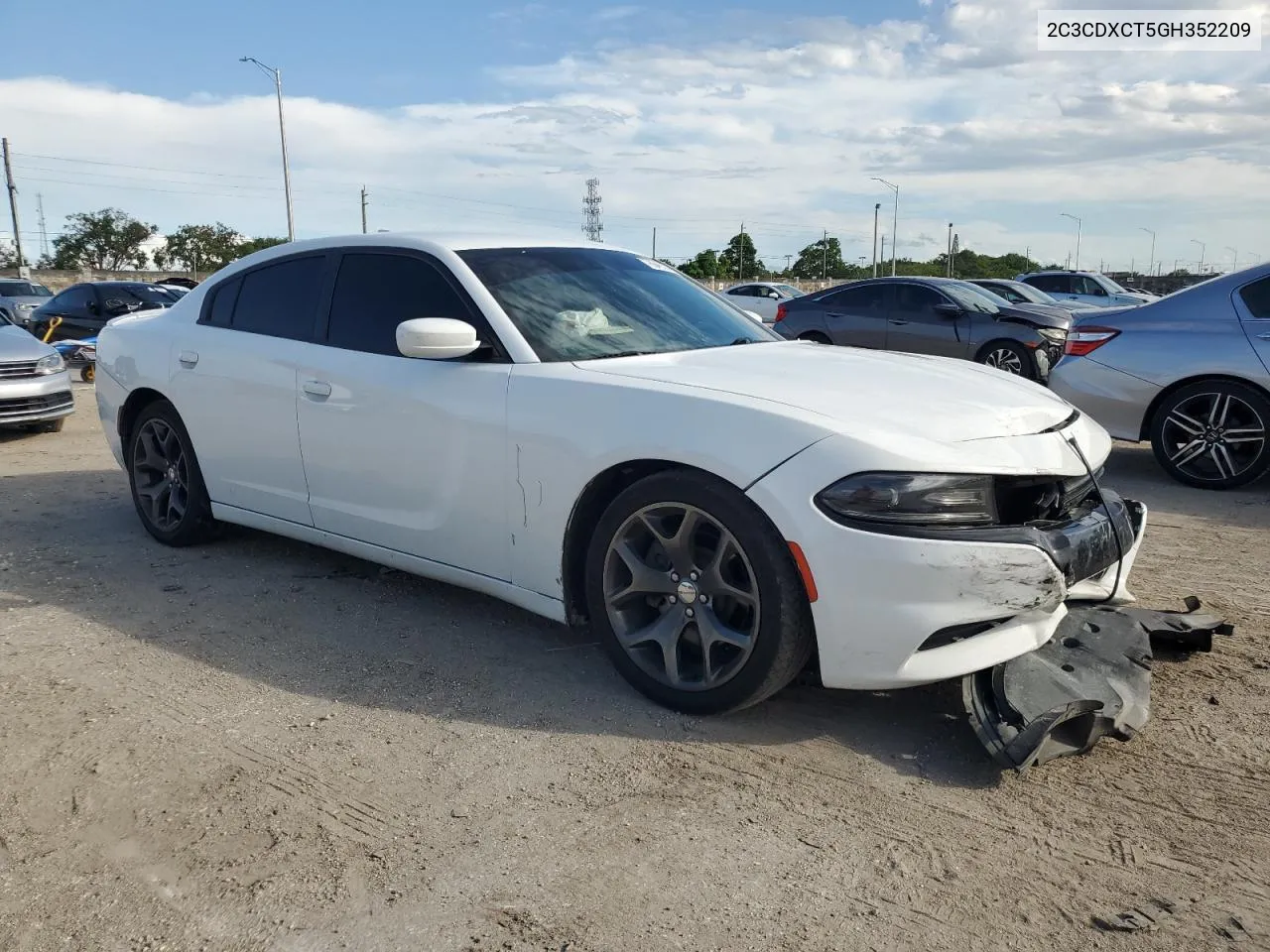 2016 Dodge Charger R/T VIN: 2C3CDXCT5GH352209 Lot: 76045534