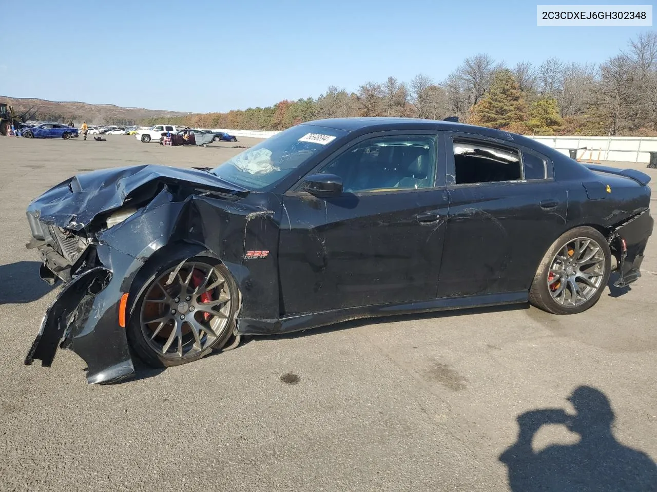 2016 Dodge Charger Srt 392 VIN: 2C3CDXEJ6GH302348 Lot: 76698894