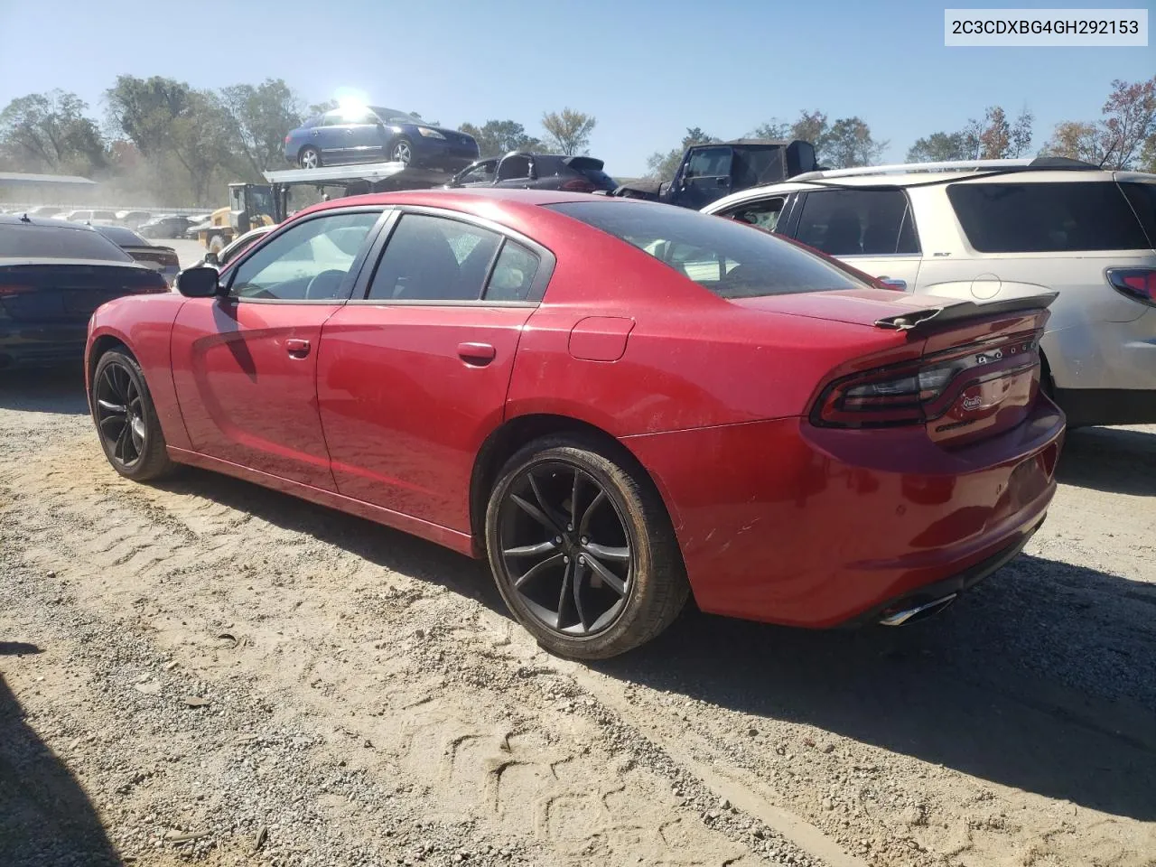 2016 Dodge Charger Se VIN: 2C3CDXBG4GH292153 Lot: 76827484