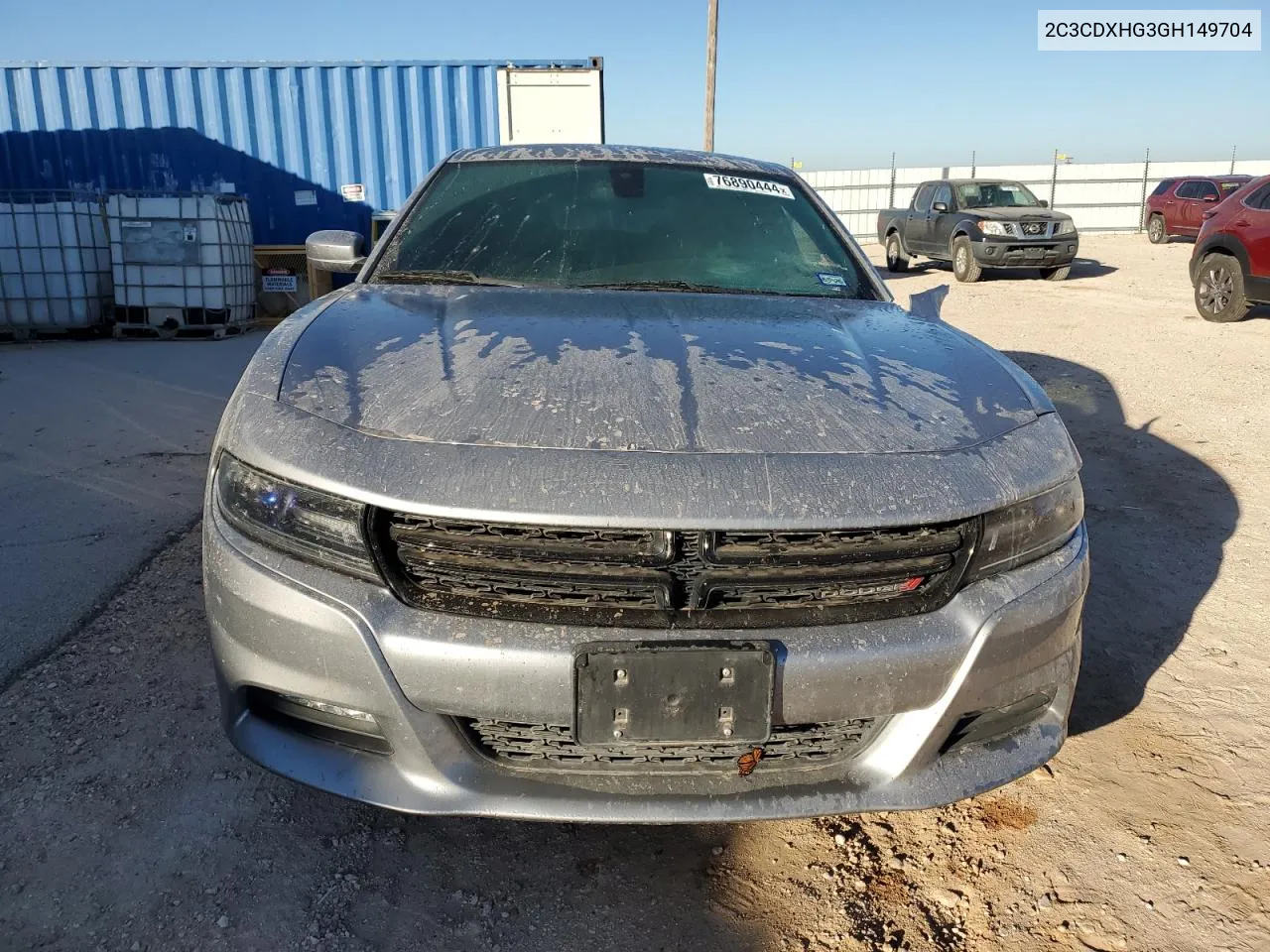 2016 Dodge Charger Sxt VIN: 2C3CDXHG3GH149704 Lot: 76890444