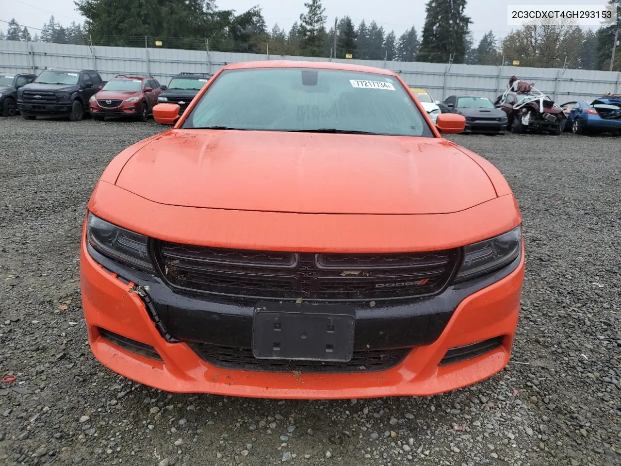 2016 Dodge Charger R/T VIN: 2C3CDXCT4GH293153 Lot: 77217734